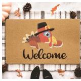 UTOWO Welcome Doormat for Thanksgiving-Days Happy-