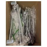 Large box of magnetized towel bars