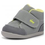 Size 4 See Kai Run Casey Shoe for Infants, Gray