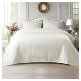 KASENTEX california King Quilt Set 108"x98"   Soft