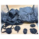 Outdoor cover with straps