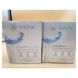 New (two sets) SNOW diamond series teeth whitening