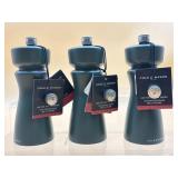 Lot of three Cole & Mason Kenton Salt and Pepper M