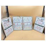 New 4-pieces autumn decor
