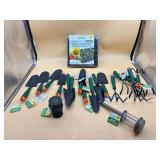 Lawn care items shovels, solar lights and more