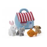 New Gund 4050508 Plush My First Pet Shop Playset