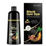 KAISASA Black Hair Dye Shampoo 3 in 1, Hair Color