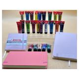 Amsterdam art acrylic paints and art creation book