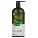 Avalon Organics Hand & Body Lotion, Aloe Unscented