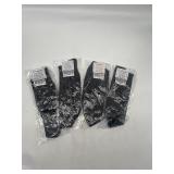 Lot of 4-Leather Skull caps in Black Sweat Head Wr