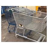 Lot of two shopping carts