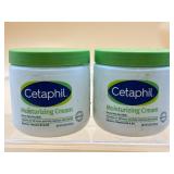 Lot of two Cetaphil 16oz moisturizing creams