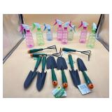 Lawn tools and spray bottles