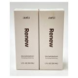 New 2 Pack Auria Renew Ultra-Hydrating Serum 1 oz