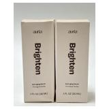 New 2pk Of Auria Brighten Anti-Aging Serum 1oz 30m