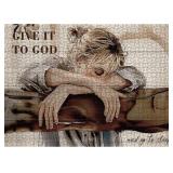 Wooden Jigsaw Puzzle, Christian Scripture Religiou