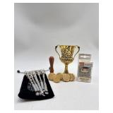 Harry Potter Trinket Lot With Wand Makeup Brushes