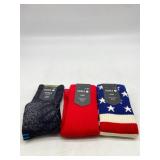 Med/Large Lot Of 3 Stance Socks Crew Height