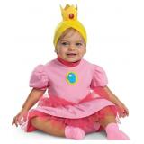 Infant Princess Peach Costume, Official Super Mari