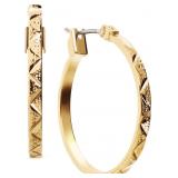 Anne Klein Gold Tone Hoop Earrings