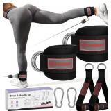 FitBeast Ankle Straps for Cable Machines Women, An