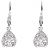 Anne Klein Classics Cubic Zirconia Pear Shape Drop