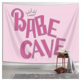 Bzhilja Babe Cave Tapestry, Cute Lovely Pink Teen