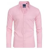 Alimens & Gentle Slim Fit Dress Shirts for Men Lon