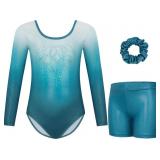 Gogokids Gymnastics Leotards for Girls Long Sleeve