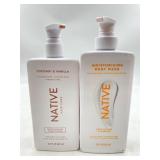 Native coconut and vanilla conditioner & Native sh