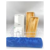 Home lot , basket, clips, drawer dividers, mat and