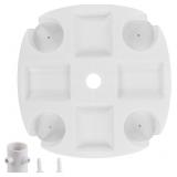 Haofy Beach Umbrella Tray with Hole Attachment, 4