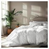 Serta Goose Feather Down Fiber Comforter Queen Siz
