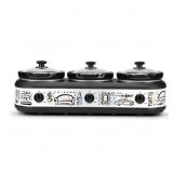 FRIENDS Triple Slow Cooker with 3 x 2.5Qt Inserts
