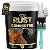 2 in 1 Rust Converter & Metal Primer, 35 oz Black