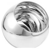 Lot Of 2 MAGICLULU Globe Glass Vase for Decor Eleg