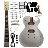 Unfinished DIY electric guitar kit, 6-string right