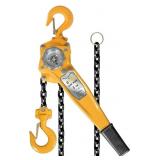YELLOW JACKET 3 Ton Manual Lever Chain Hoist, 10 F