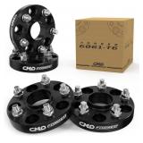 25mm (1 Inch) Hubcentric Black Wheel Spacers 5x114