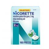 Exp01/2028-Nicorette Nicotine Gum 2 mg, White Ice