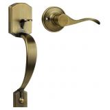 Probrico Antique Brass Front Door Handle, Heavy Du
