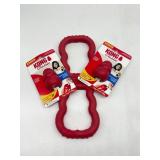 Lot of 3- Kong Dog Toys, Two Small Durable Treat P