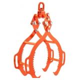 VEVOR Log Lifting Tongs 36in, 4 Serrated Claw Hook
