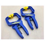 Lot of two Irwin Quick-Grip
