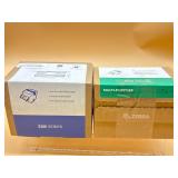 Two boxes Zebra labels