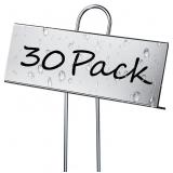 30 Pack Metal Plant Labels for Outdoor Garden Wate