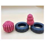 New 4-count KONG dog toys