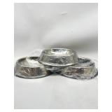 Lot of 3- Sereneive Large Dog Bowls with Paw Print