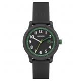 Lacoste 12.12 Black Silicone Kids Watch - 2030042