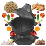 Crack On Botton Piece Cast Iron Garlic Roaster & S